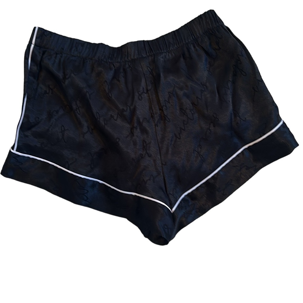 Victoria’s Secret size small black satin loungewear or pajama shorts